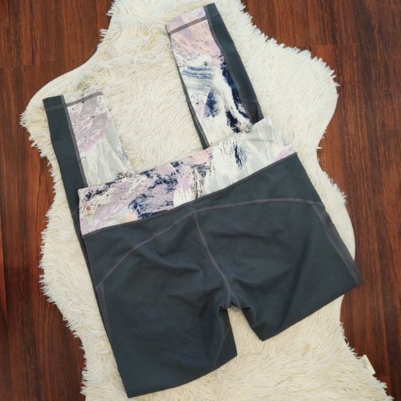 Zella Marble Gray Leggings - Picture 2 of 2